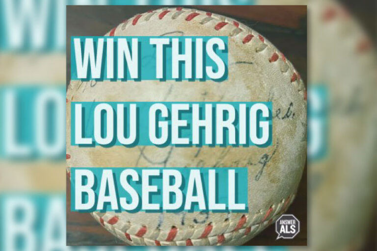 Lou Gehrig Baseball Giveaway
