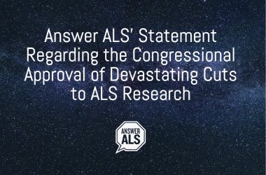 Congress Passes Full-Year Continuing Appropriations Act, Delivering a Devastating Blow to ALS Research